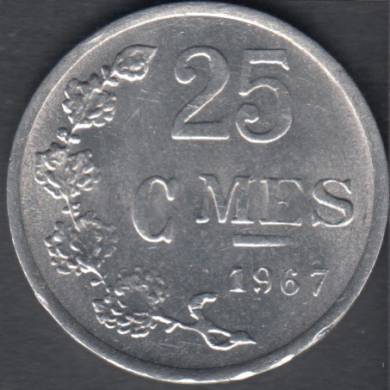 1967 - 25 Centimes - Luxembourg