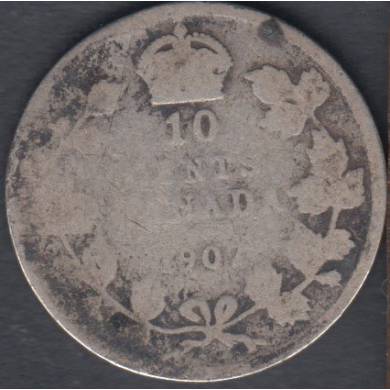 1907 - A/G - Scratch - Canada 10 Cents