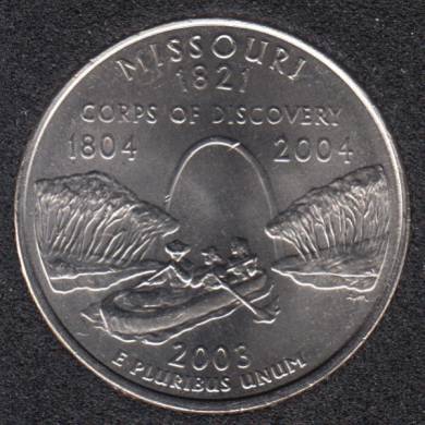 2003 P - Missouri - 25 Cents