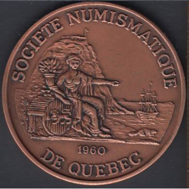Quebec Socit Numismatique - Jean-Luc Marret - Copper - 80 pcs - Medal