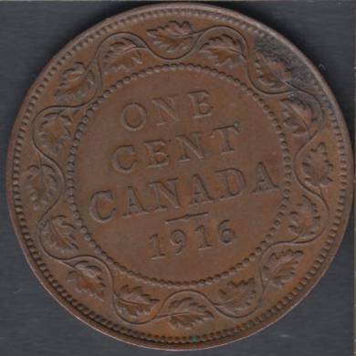 1916 - VF - Canada Large Cent