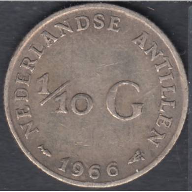 1966 - 1/10 Gulden - Netherlands Antilles