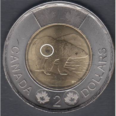 2023 - B.Unc - Planchet Flaw - Canada 2 Dollars - Sa Majest le roi Charles III