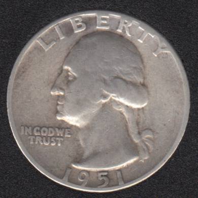 1951 - Washington - 25 Cents