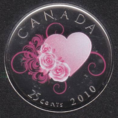 2010 - NBU - Mariage - Canada 25 Cents