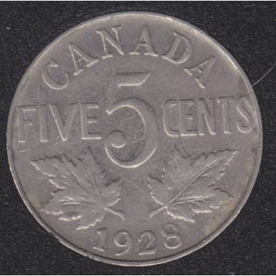 1928 - Canada 5 Cents