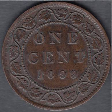 1899 - EF/AU - Canada Large Cent