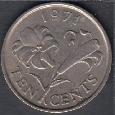 1971 - 10 Cents -  Bermude
