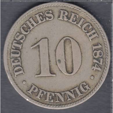 1874 C - 10 Pfennig - Allemagne
