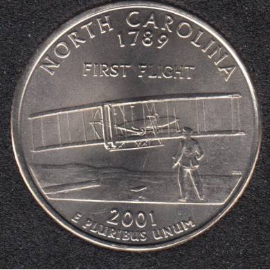 2001 P - North Carolina - 25 Cents