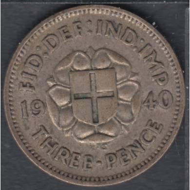 1940 - 3 Pence - Grande Bretagne