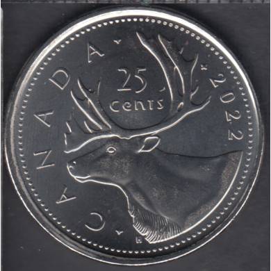 2022 - B.Unc - Canada 25 Cents