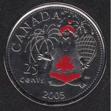 2005 P - NBU - Journée du Canada - Canada 25 Cents