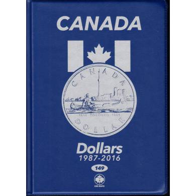 $1.00 Canada Uni-Safe Album (Dollars) 1987-2016