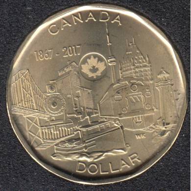 2017 - B.Unc - Le Lien d'une Nation - Canada Dollar