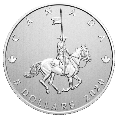 2020 - $5 - Pure Silver Coin - Moments to Hold: Celebrating 100 Years of the RCMP as Canada's National Police Force