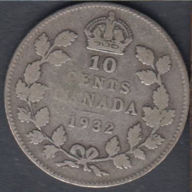 1932 - VG - Canada 10 Cents