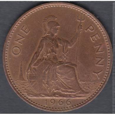 1966 - 1 Penny - Polished - Great Britain