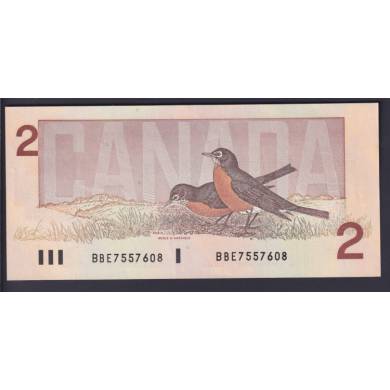 1986 $2 Dollars - UNC - Thiessen Crow - Prefix BBE