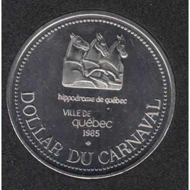 Quebec - 1985 Carnival of Quebec - Eff. 1981 / Logo Hypodrme - Trade Dollar