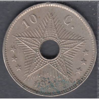 1911 - 10 Centimes - Belgium Congo