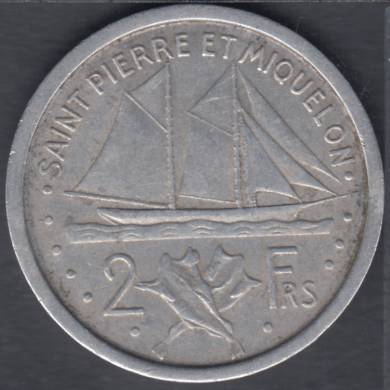 1948 - 2 Francs - Saint-Pierre et Miquelon
