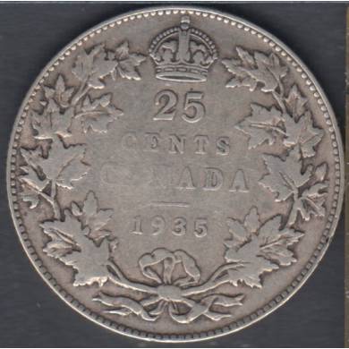 1935 - VF - Canada 25 Cents