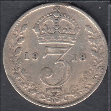 1918 - 3 Pence - Grande Bretagne