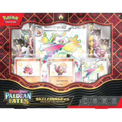 Pokémon Paldean Fates Scarlet & Violet SV4.5 - Skeledirge EX Premium Collection