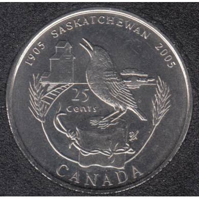 2005 P - B.Unc - Saskatchewan - Canada 25 Cents