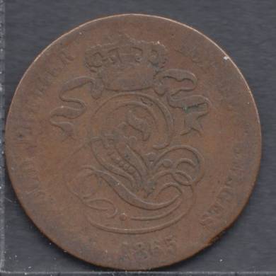 1865 - 2 centimes - Belgique