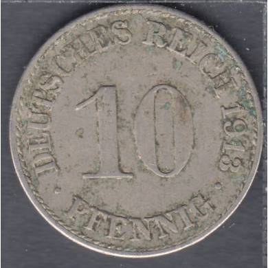 1913 A - 10 Pfennig - Germany