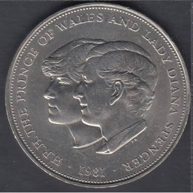 1981 - 25 Pence - Diana & Charles - Grande Bretagne