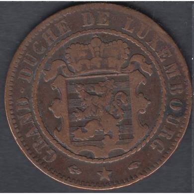 1860 A - 10 Centimes  - Luxembourg