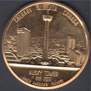 1968 - Calgary Husky Tower 613 Feet - Completed 1968 - Mdaille