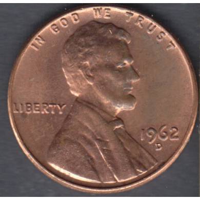1962 D - B.Unc - Lincoln Small Cent