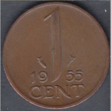 1955 - 1 Cent - Pays Bas