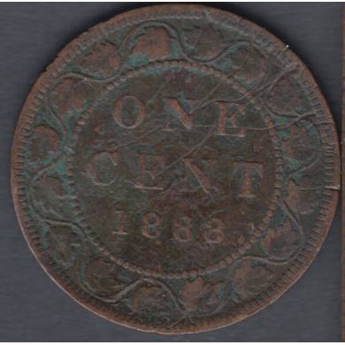 1888 - Damaged - Canada Large Cent