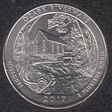 2017 P - Ozark Riverways - 25 Cents