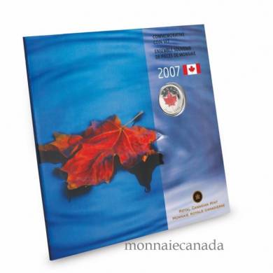 2007 - Oh Canada 25 cents Coloré -  Ensemble-cadeau souvenir