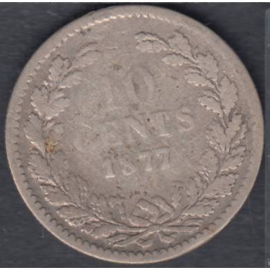 1877 - 10 Cents - Netherlands