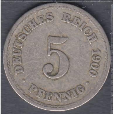 1900 A - 5 Pfennig - Germany