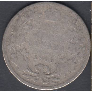 1905 - Damaged - Canada 25 Cents