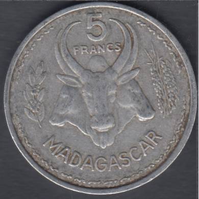 1953 - 5 Francs - Madagascar