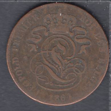 1864 - 2 centimes - Belgium
