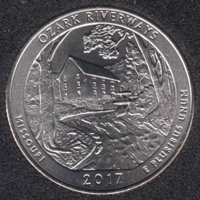 2017 D - Ozark Riverways - 25 Cents