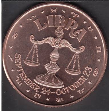 Libra - 1 oz .999 Fine Copper