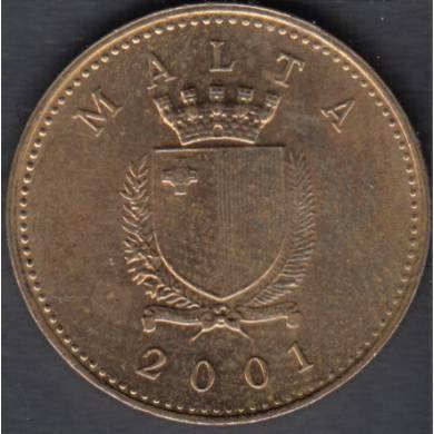 2001 - 1 Cent - Malte