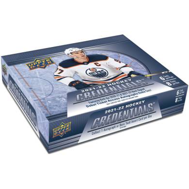 2021-22 Upper Deck Credentials Hockey Hobby Box - EMAIL OR CALL TO ASK THE PRICE!!