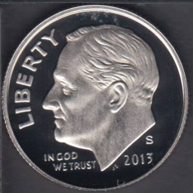 2013 S - Roosevelt - Proof - 10 Cents